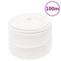 vidaXL Corde de bateau Blanc complet 12 mm 100 m Polypropylène