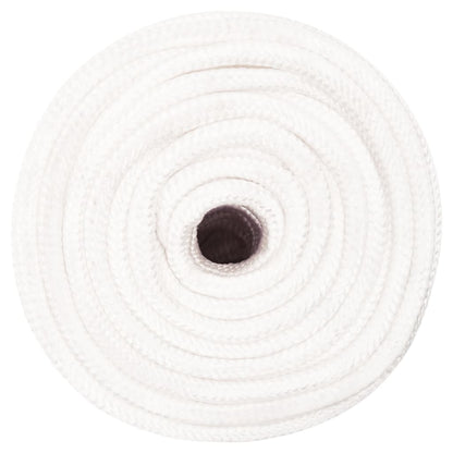 vidaXL Corde de bateau Blanc complet 12 mm 100 m Polypropylène