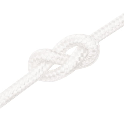 vidaXL Corde de bateau Blanc complet 12 mm 100 m Polypropylène