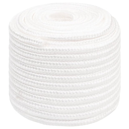vidaXL Corde de bateau Blanc complet 16 mm 50 m Polypropylène