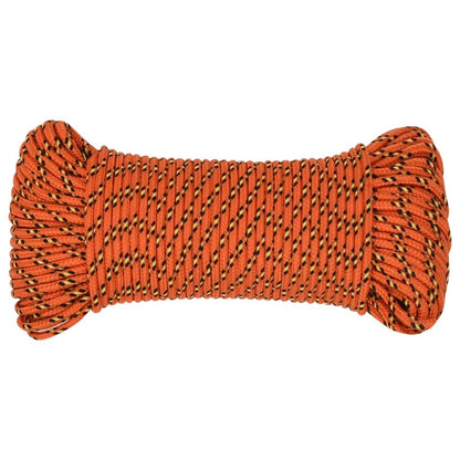 vidaXL Corde de bateau Orange 4 mm 500 m Polypropylène