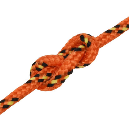 vidaXL Corde de bateau Orange 4 mm 500 m Polypropylène