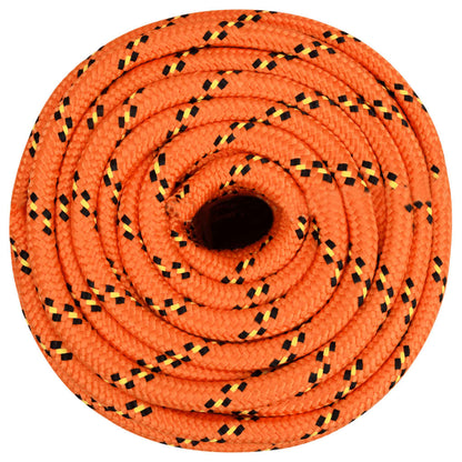 vidaXL Corde de bateau Orange 18 mm 50 m Polypropylène