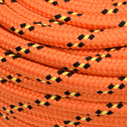 vidaXL Corde de bateau Orange 18 mm 50 m Polypropylène