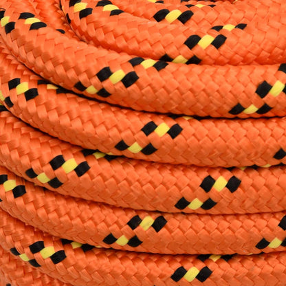 vidaXL Corde de bateau Orange 20 mm 50 m Polypropylène