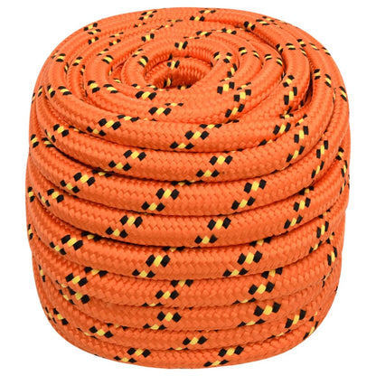 vidaXL Corde de bateau Orange 20 mm 100 m Polypropylène