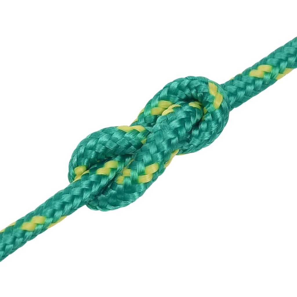 vidaXL Corde de bateau Vert 4 mm 100 m Polypropylène