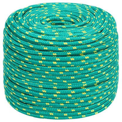 vidaXL Corde de bateau Vert 8 mm 25 m Polypropylène