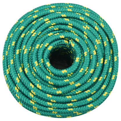 vidaXL Corde de bateau Vert 12 mm 25 m Polypropylène