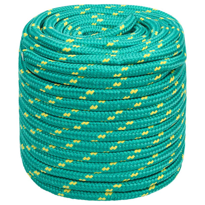 vidaXL Corde de bateau Vert 16 mm 50 m Polypropylène