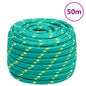 vidaXL Corde de bateau Vert 20 mm 50 m Polypropylène