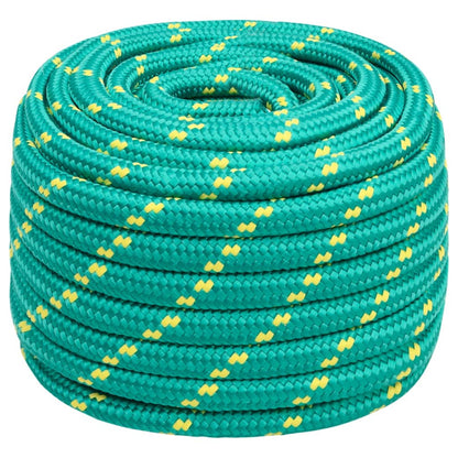 vidaXL Corde de bateau Vert 20 mm 100 m Polypropylène
