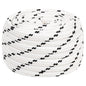 vidaXL Corde de bateau tressé Blanc 20 mmx100 m Polyester