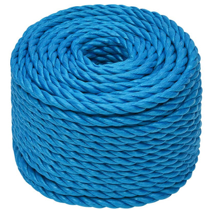 vidaXL Corde de travail Bleu 16 mm 50 m polypropylène