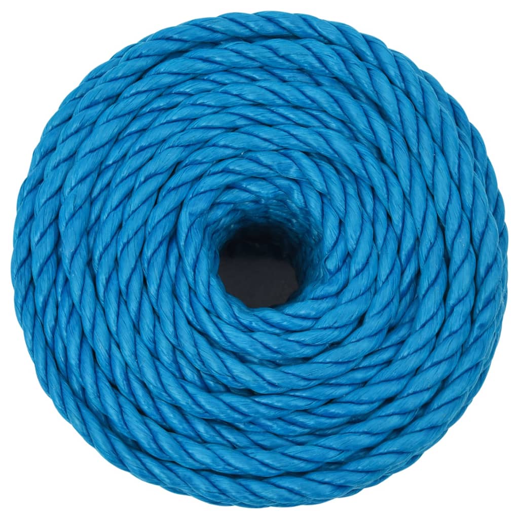 vidaXL Corde de travail Bleu 16 mm 50 m polypropylène