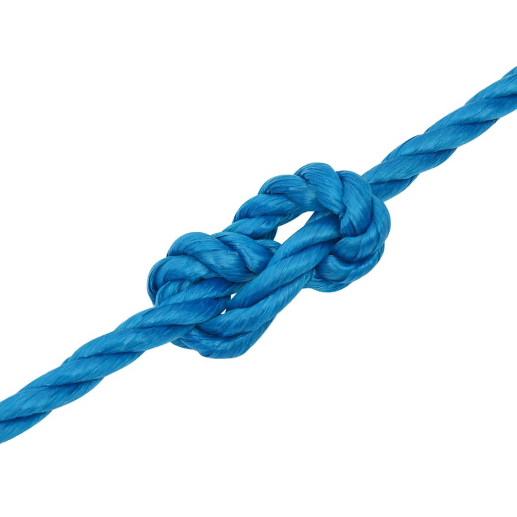 vidaXL Corde de travail Bleu 16 mm 50 m polypropylène