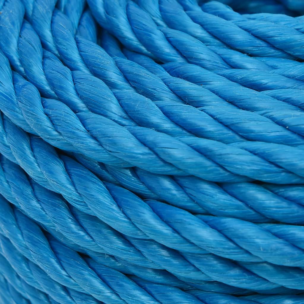 vidaXL Corde de travail Bleu 24 mm 100 m polypropylène