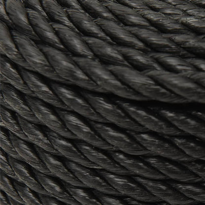 vidaXL Corde de travail Noir 12 mm 250 m polypropylène