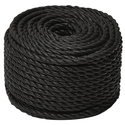 vidaXL Corde de travail Noir 14 mm 250 m polypropylène