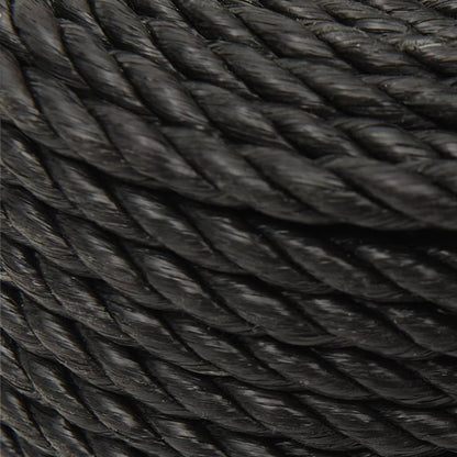 vidaXL Corde de travail Noir 14 mm 250 m polypropylène