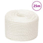 vidaXL Corde de travail Blanc 12 mm 25 m polypropylène
