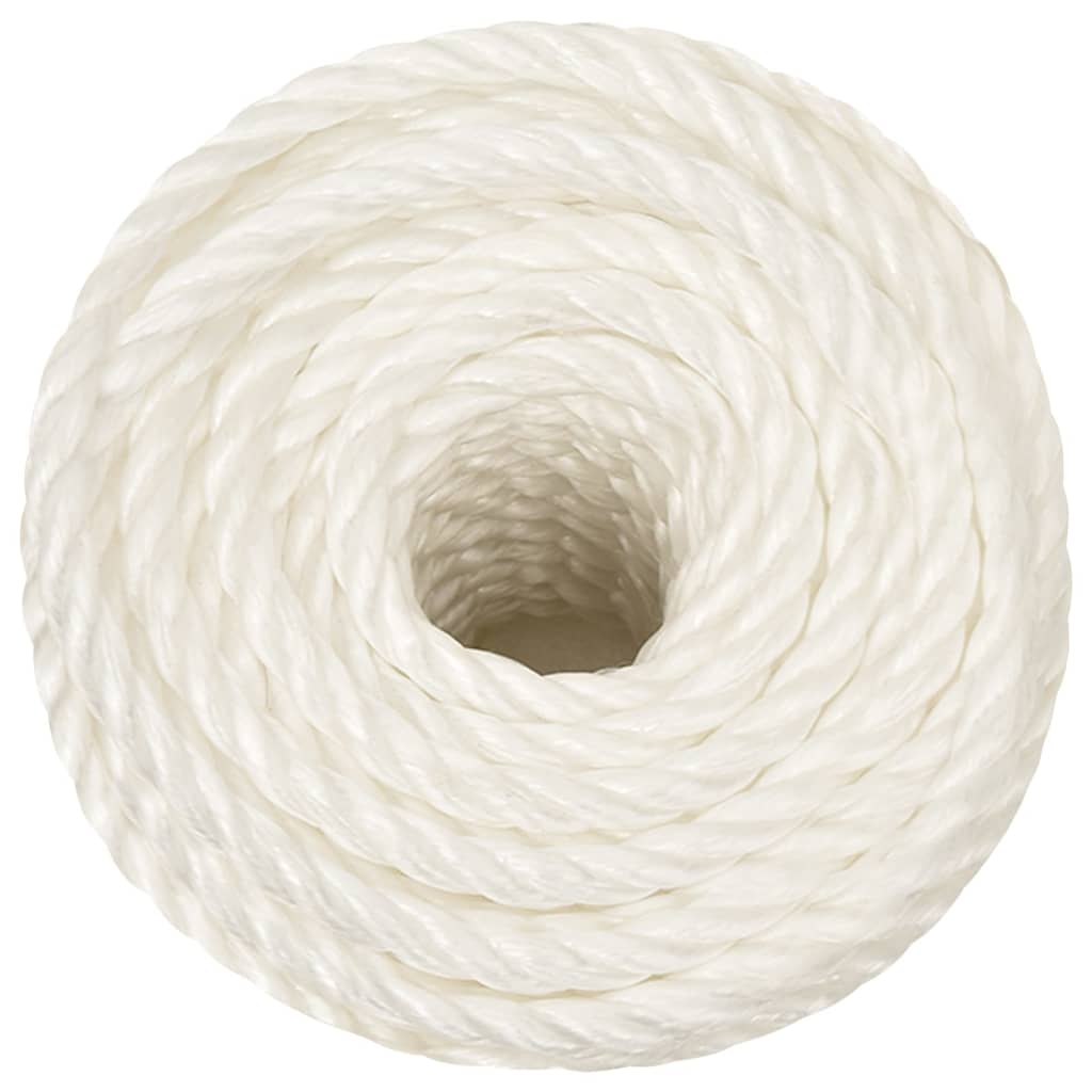 vidaXL Corde de travail Blanc 12 mm 25 m polypropylène