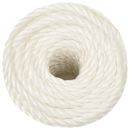 vidaXL Corde de travail Blanc 12 mm 250 m polypropylène