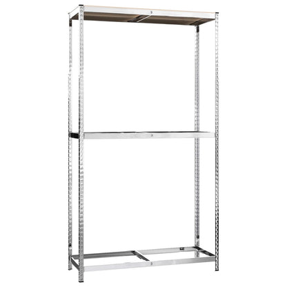 vidaXL Porte-pneus à 2 niveaux Argenté 110x40x180 cm Acier