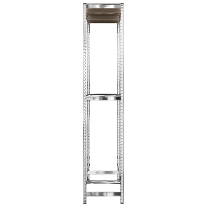 vidaXL Porte-pneus à 2 niveaux Argenté 110x40x180 cm Acier