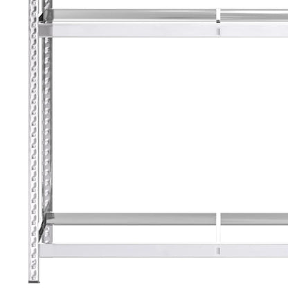 vidaXL Porte-pneus à 2 niveaux Argenté 110x40x180 cm Acier