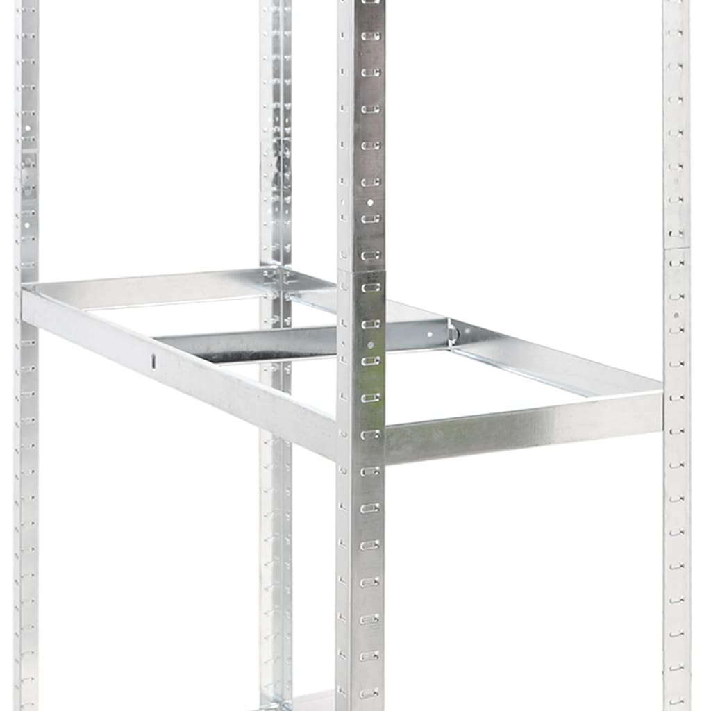 vidaXL Porte-pneus à 2 niveaux Argenté 110x40x180 cm Acier