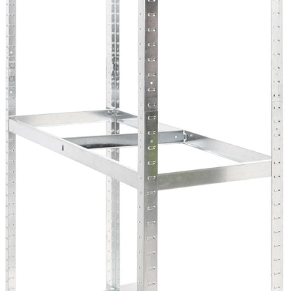 vidaXL Porte-pneus à 2 niveaux Argenté 110x40x180 cm Acier