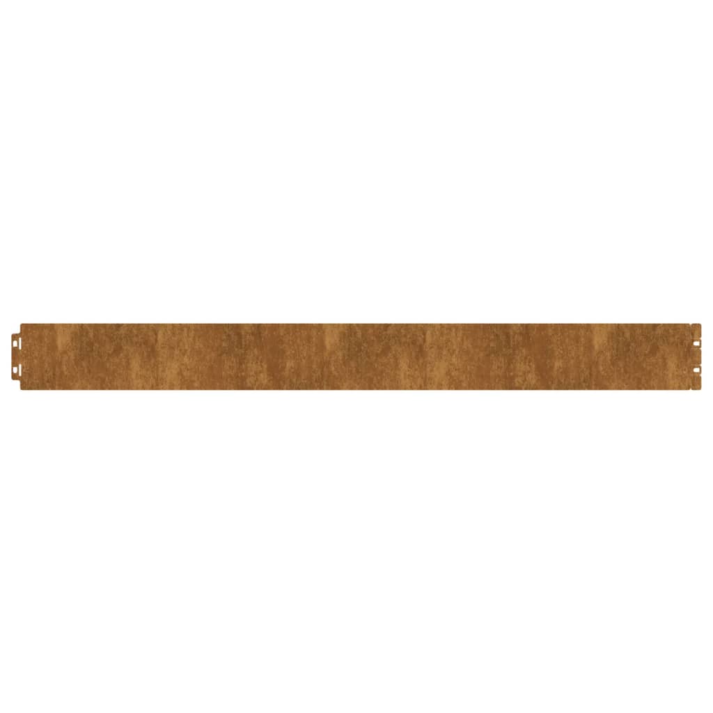 vidaXL Bordures de pelouse 10 pcs 10x103 cm acier corten flexible