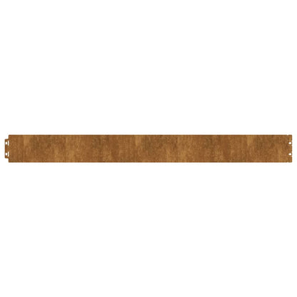 vidaXL Bordures de pelouse 10 pcs 10x103 cm acier corten flexible