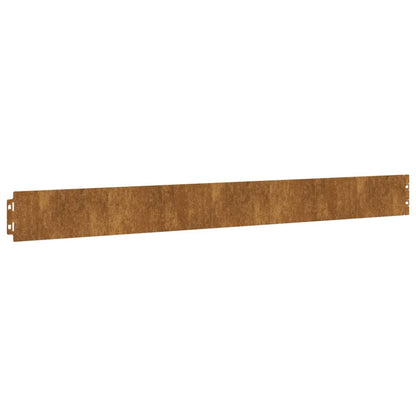vidaXL Bordures de pelouse 10 pcs 10x103 cm acier corten flexible