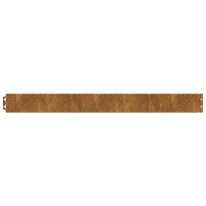 vidaXL Bordures de pelouse 50 pcs 10x103 cm acier corten flexible
