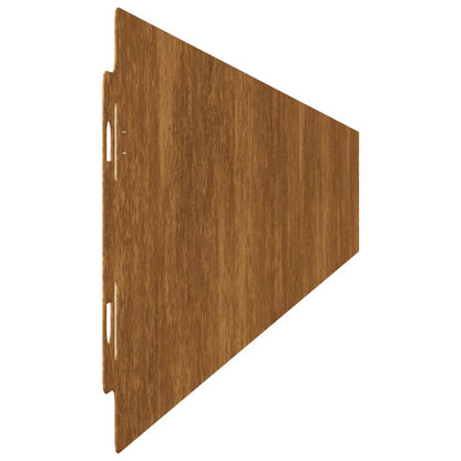 vidaXL Bordures de pelouse 50 pcs 10x103 cm acier corten flexible