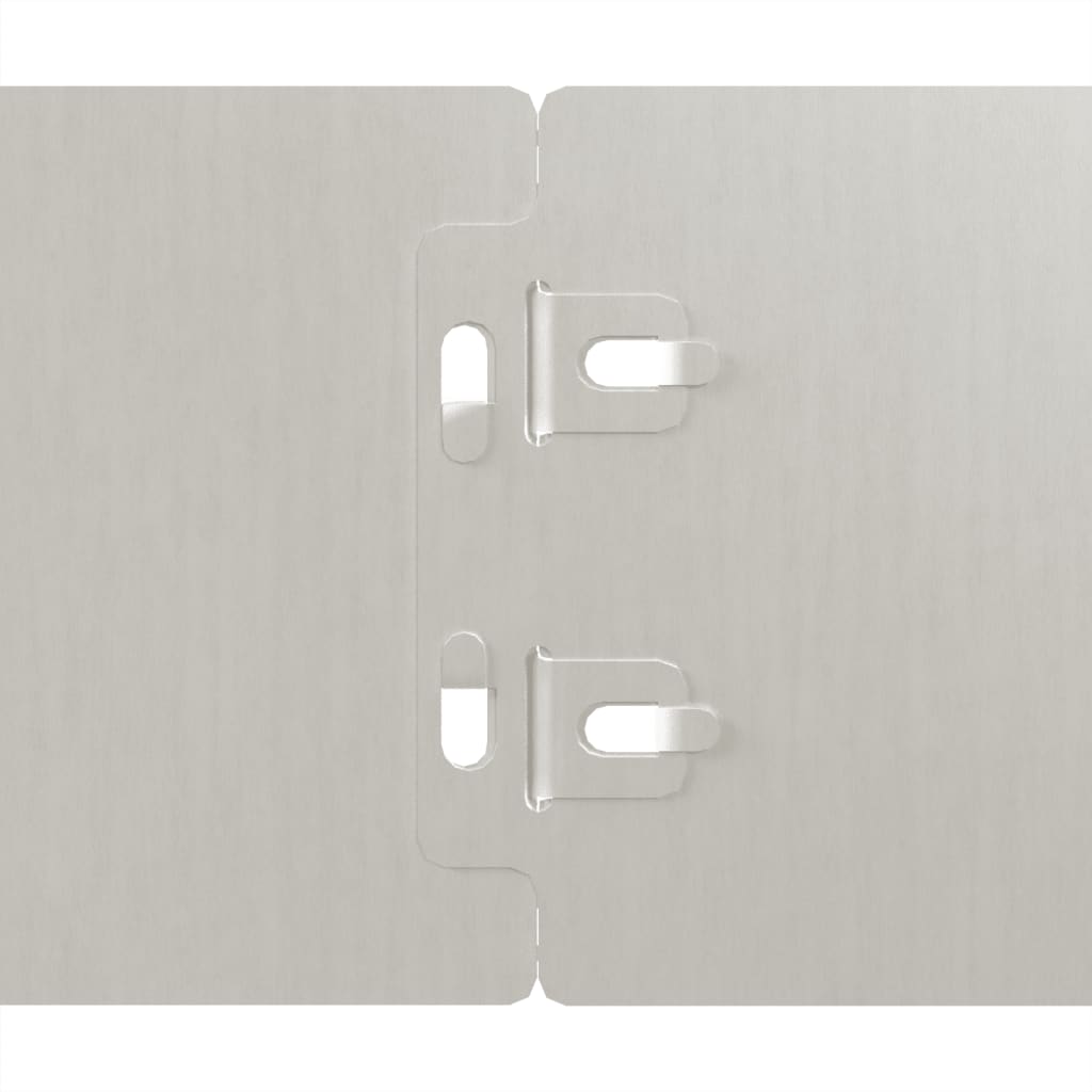 vidaXL Bordures de pelouse 50 pcs 10x103 cm acier corten flexible