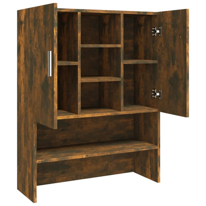 vidaXL Armoire de machine à laver Chêne fumé Bois d’ingénierie