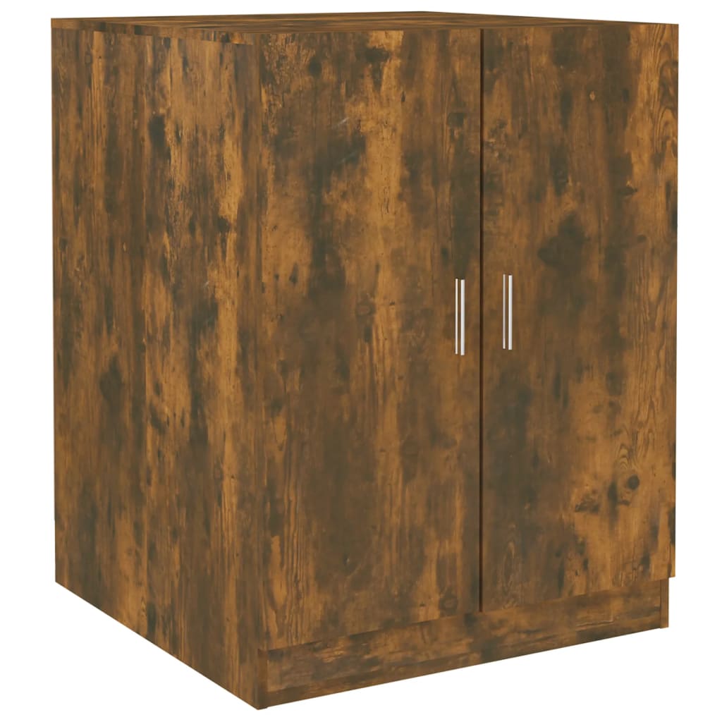 vidaXL Armoire de machine à laver Chêne fumé Bois d’ingénierie