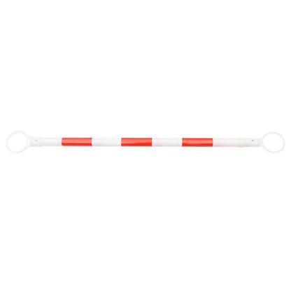 vidaXL Barres de cônes de circulation rétractables 10pcs ABS 116-197cm