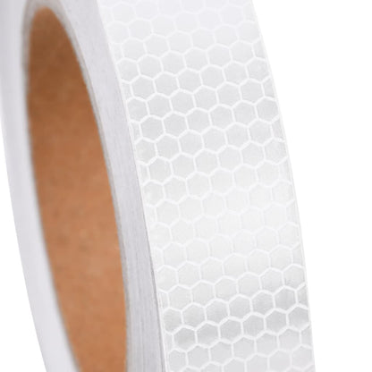 vidaXL Bande réfléchissante Blanc 2,5 cmx20 m PVC