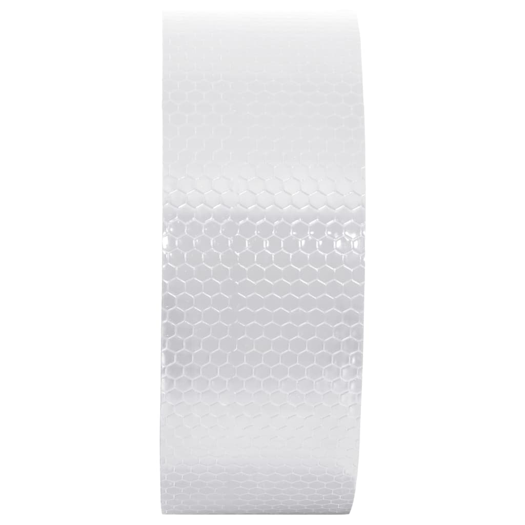 vidaXL Bande réfléchissante Blanc 5 cmx20 m PVC