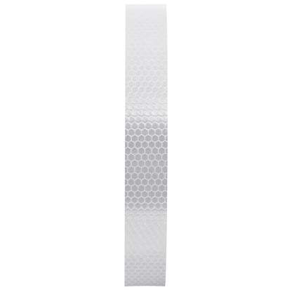 vidaXL Bande réfléchissante Blanc 2,5 cmx50 m PVC