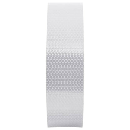 vidaXL Bande réfléchissante Blanc 5 cmx50 m PVC