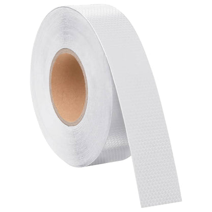 vidaXL Bande réfléchissante Blanc 5 cmx50 m PVC