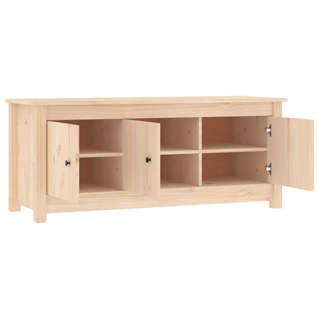 vidaXL Armoire à chaussures 110x38x45,5 cm Bois de pin massif