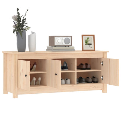 vidaXL Armoire à chaussures 110x38x45,5 cm Bois de pin massif
