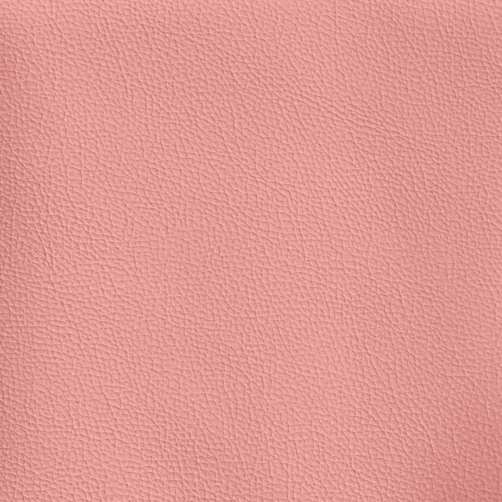 vidaXL Fauteuil inclinable de bureau Rose Similicuir