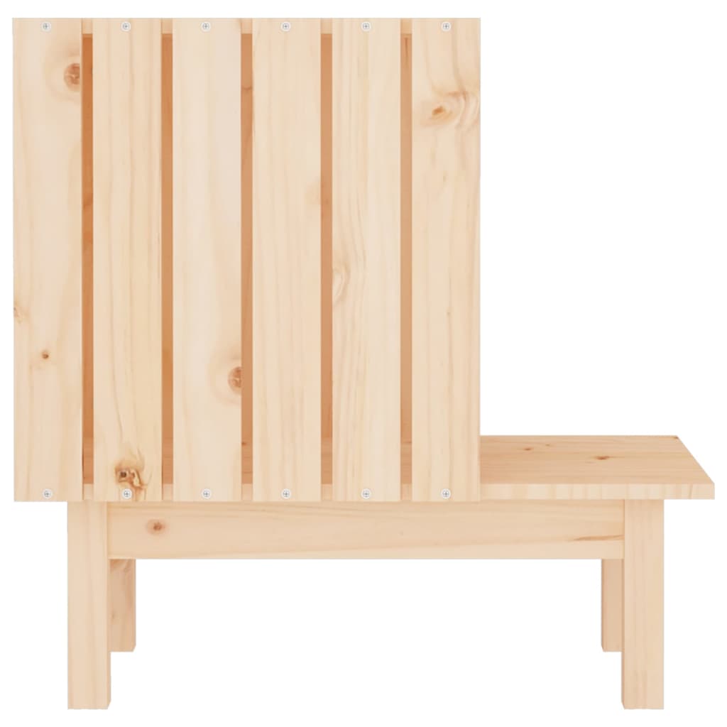 vidaXL Maison pour chat 60x36x60 cm Bois de pin massif